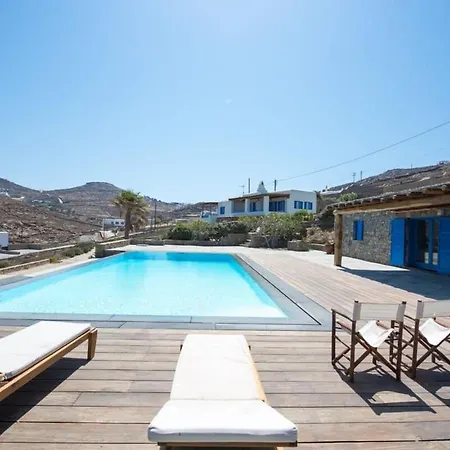 Victoria With Sea View And Two Private Pools Ftelia (Mykonos)
