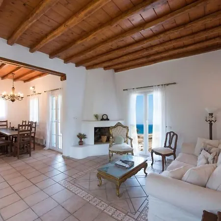 Villa Victoria With Sea View And Two Private Pools Ftelia (Mykonos)